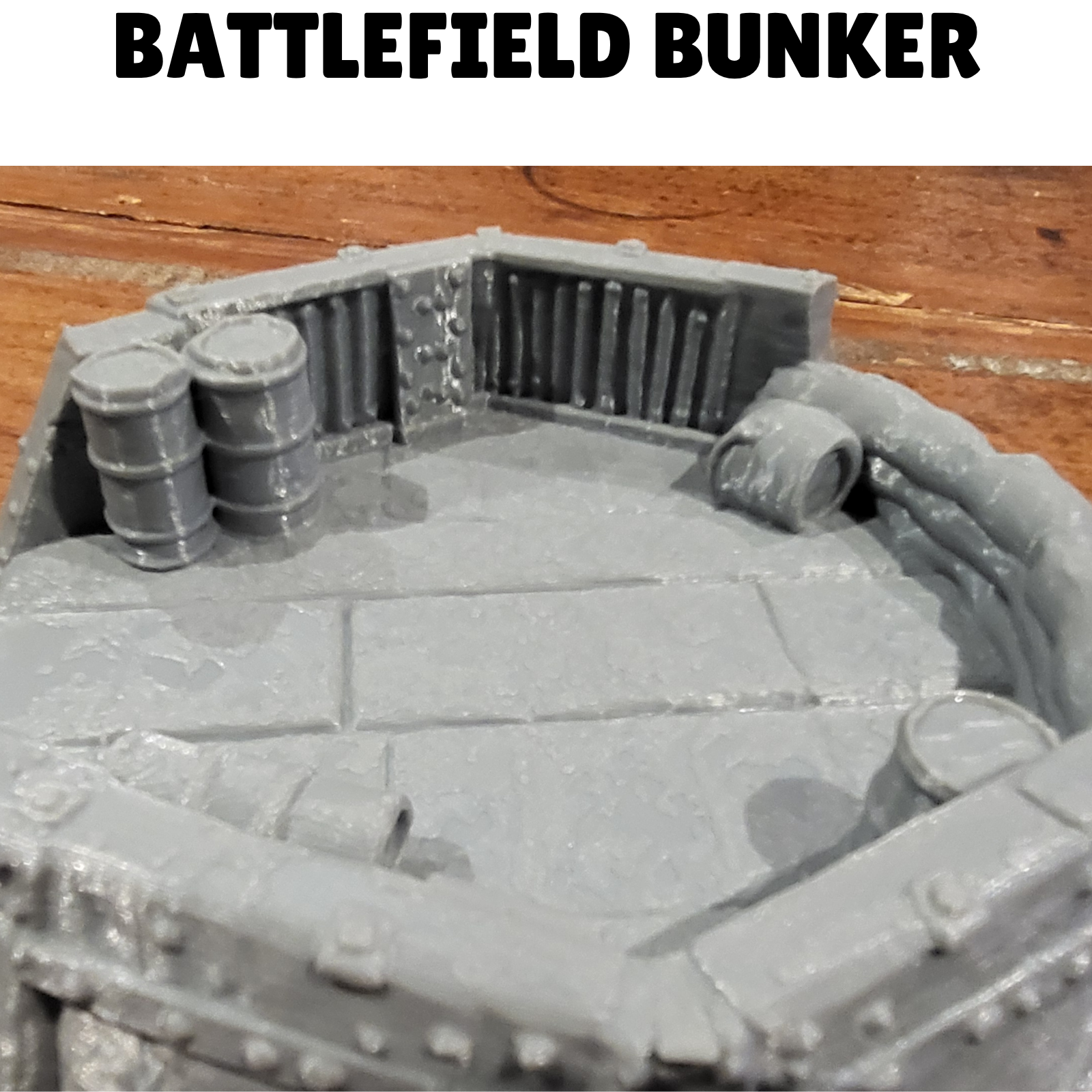 Battlefield Bunker side for Warhammer
