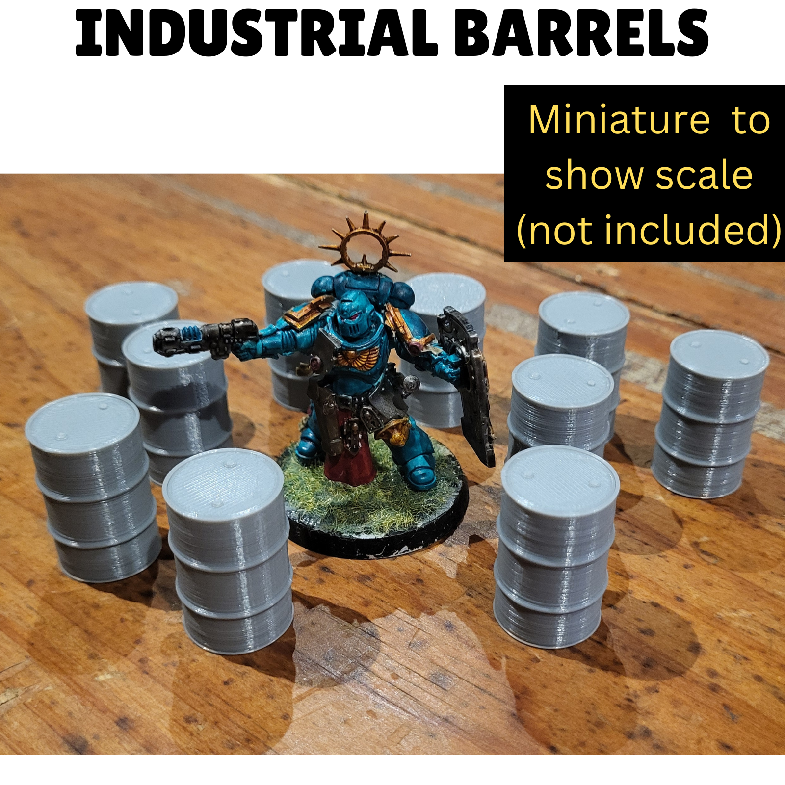 Industrial Barrels Warhammer size