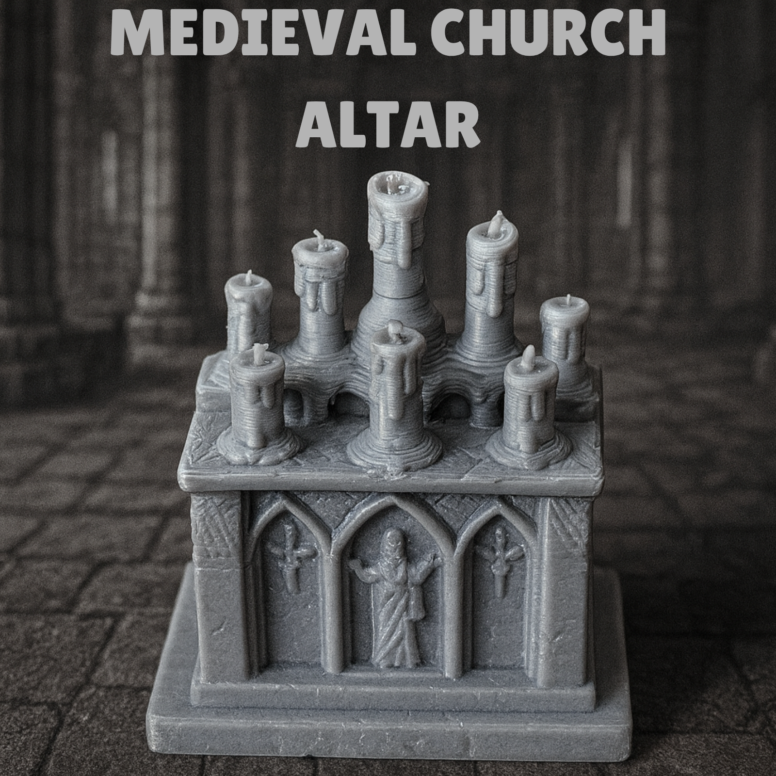 Medieval Church Altar for Warhammer